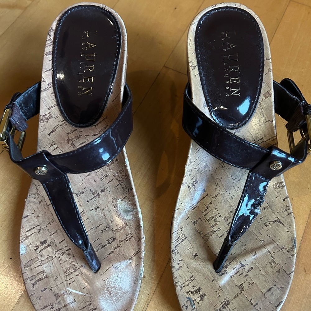 Ralph Lauren Black Women's Sandals